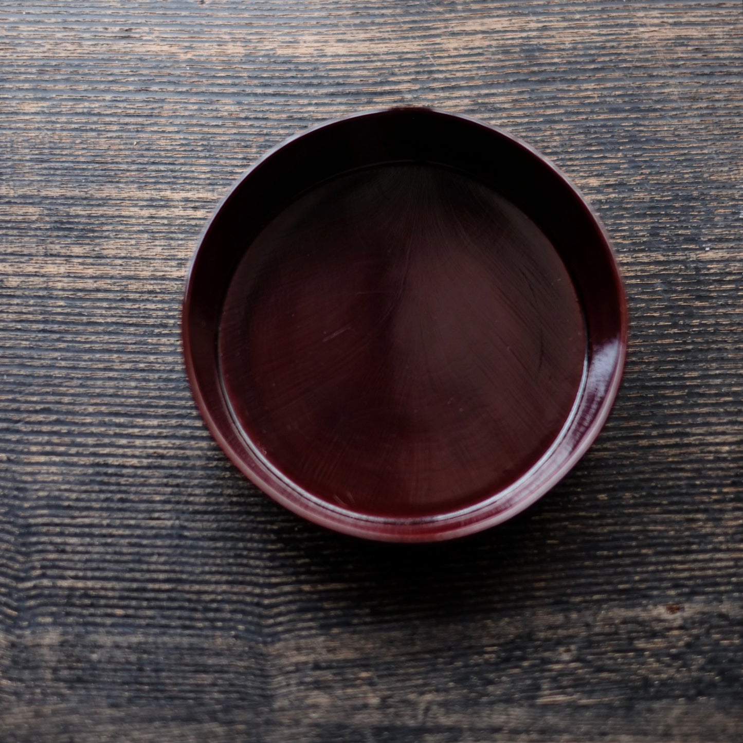 溜塗底黒漆 豆子 (幕末-明治)