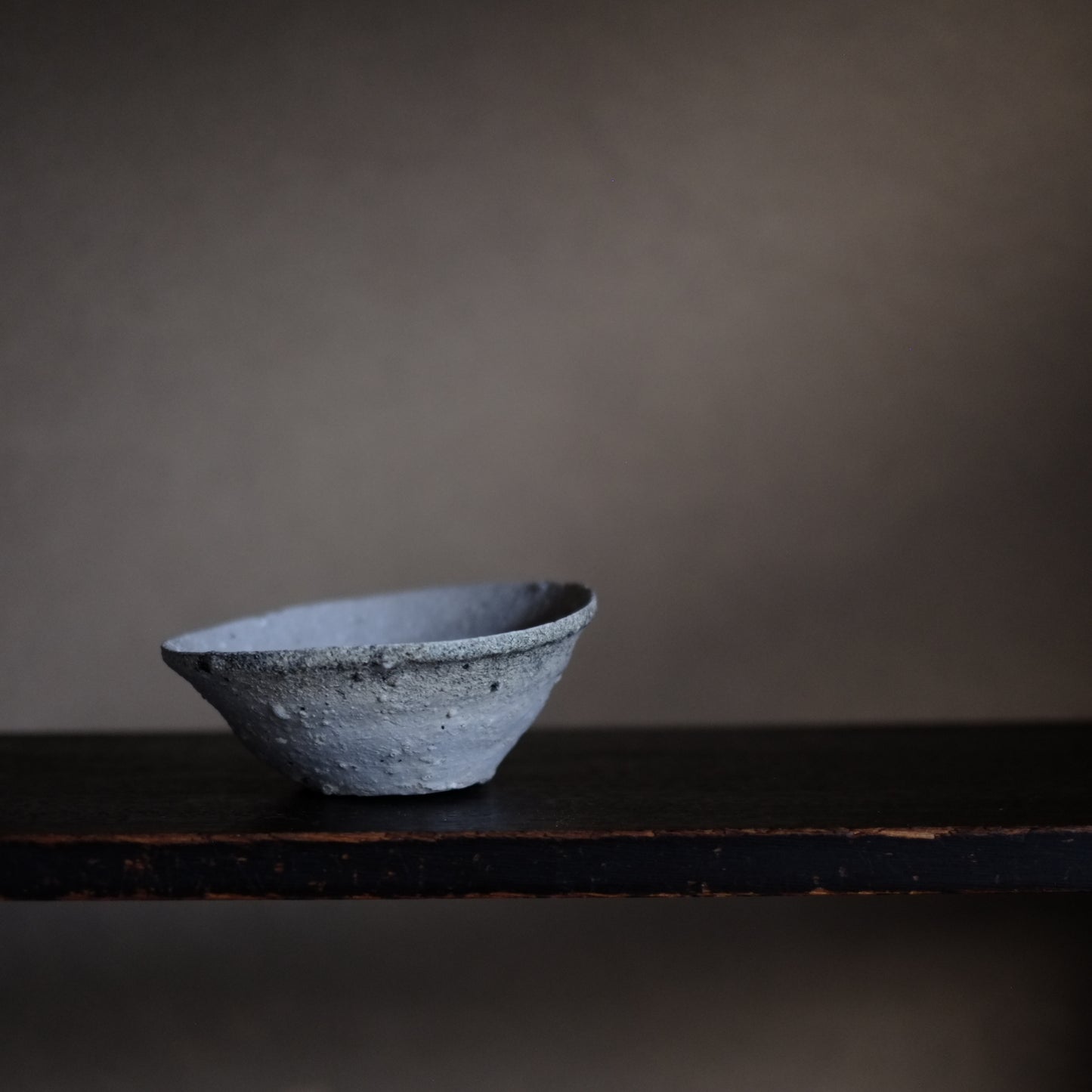 時代 片身 自然釉 山茶碗 (鎌倉時代 12-14世紀)