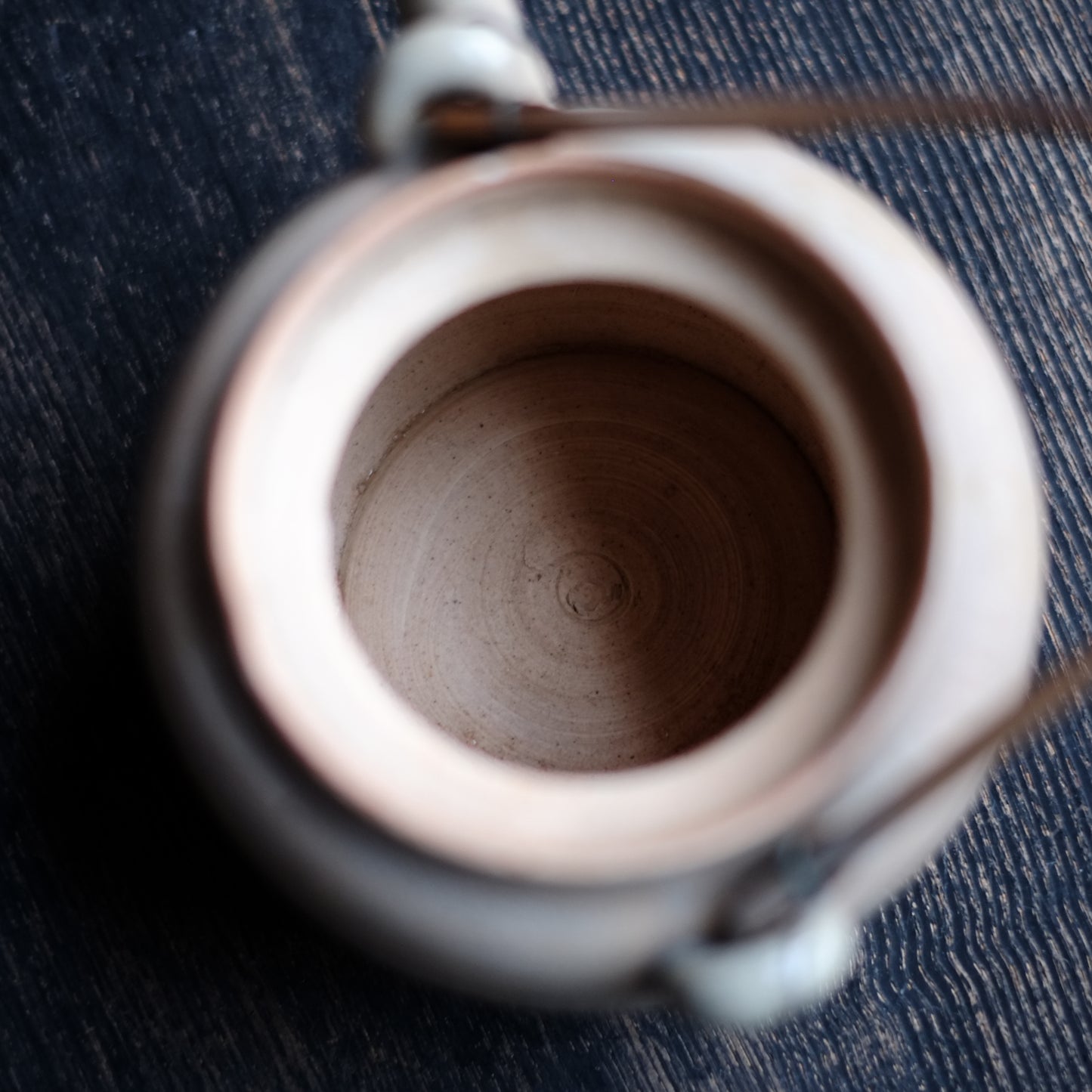 時代 灰釉土瓶 茶急須 (明治末-昭和初期)