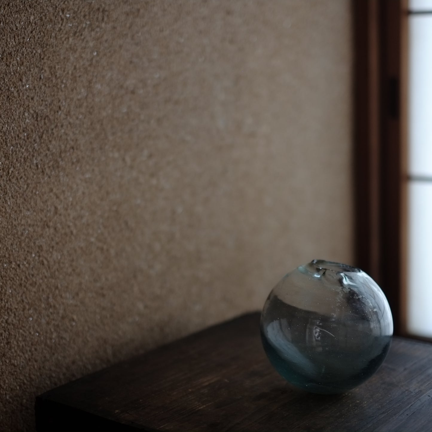 時代 吹きガラス 金魚玉 (小)