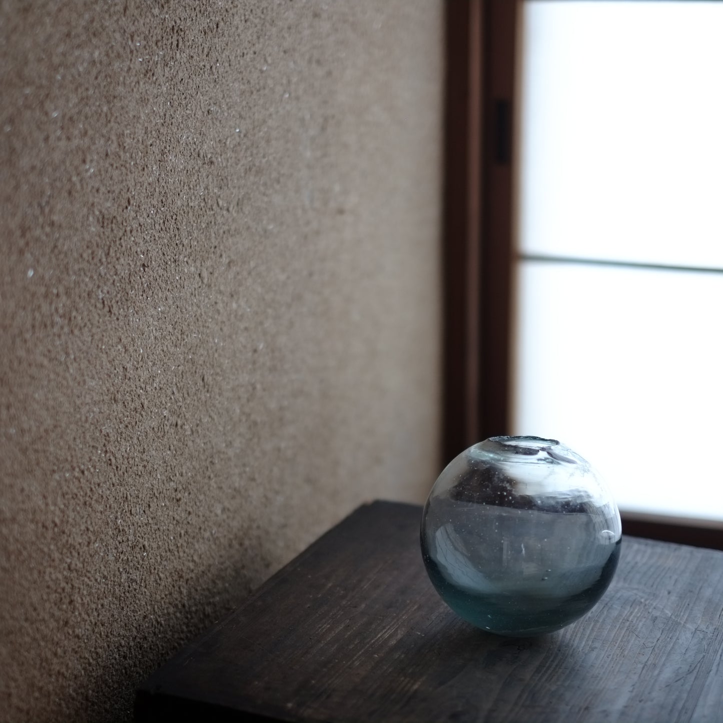 時代 吹きガラス 金魚玉 (小)