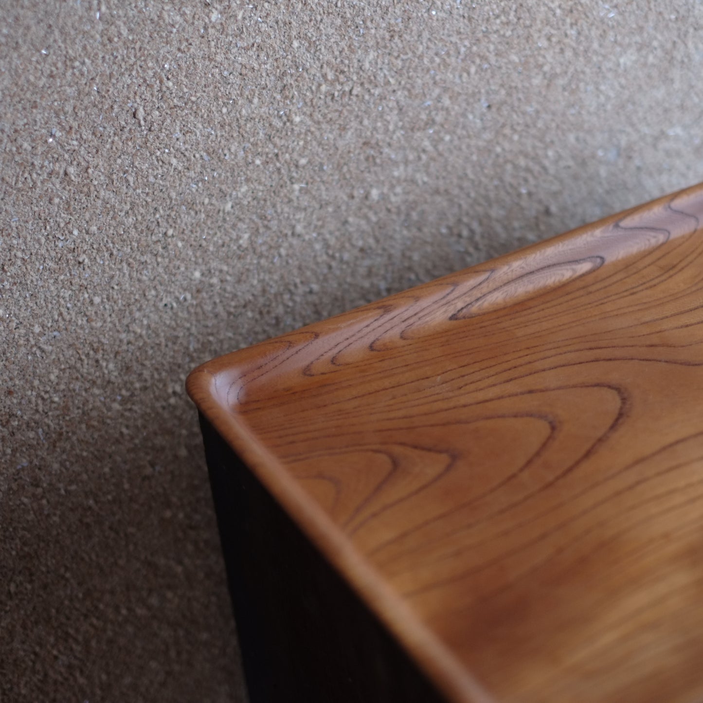 時代 白木長方刳抜木地盆 (大正-戦前頃)