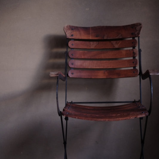 French VINTAGE アイアンウッドチェア (1900-1950's)