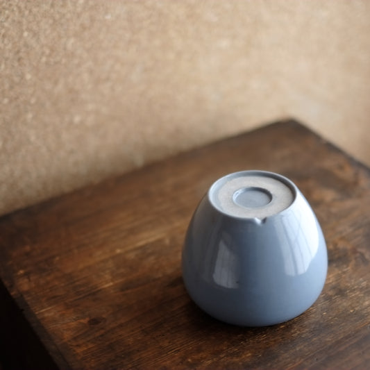 時代 薄青釉 小壺・火入 (明治期頃)