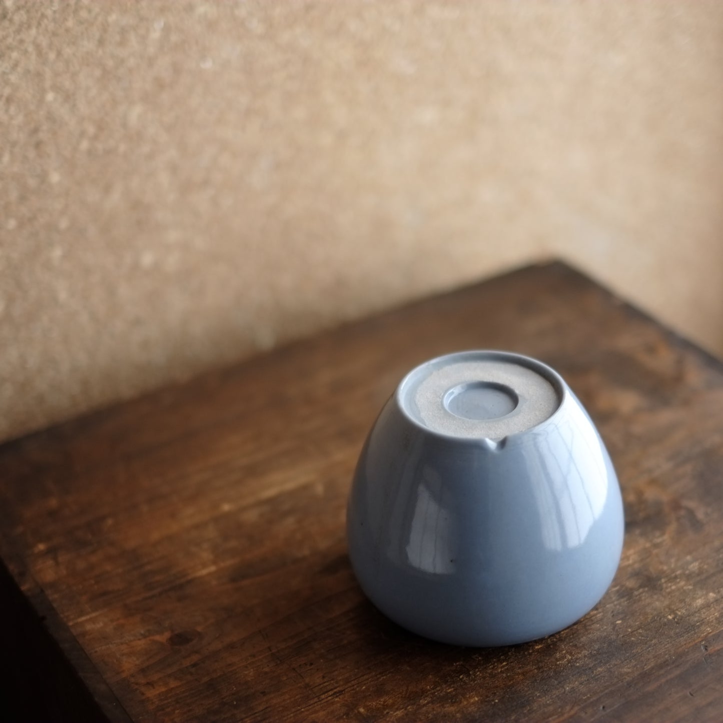 時代 薄青釉 小壺・火入 (明治期頃)