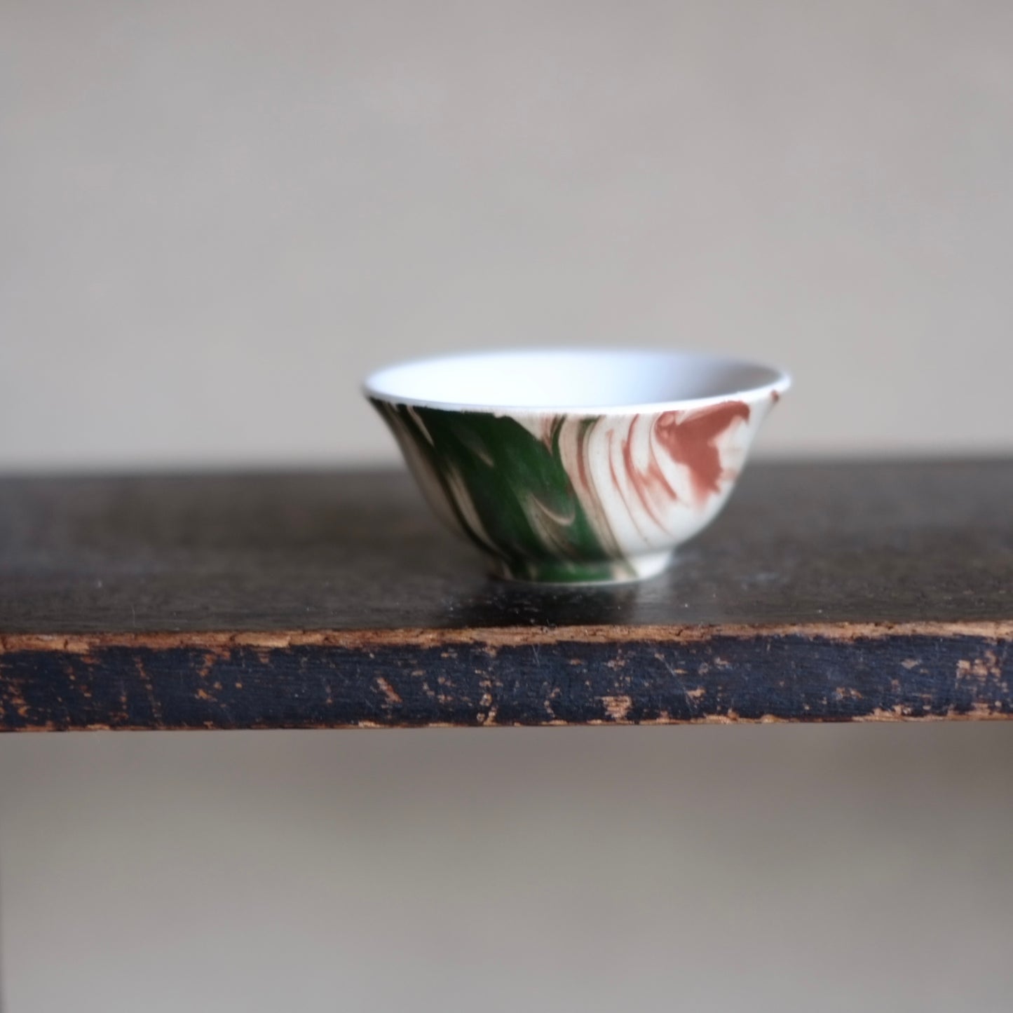 時代 パキスタン マーブル彩 磁器盃・茶杯(20世紀)