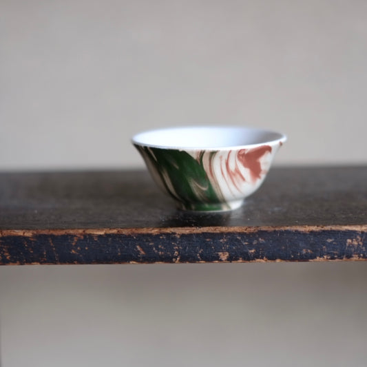 時代 パキスタン マーブル彩 磁器盃・茶杯(20世紀)