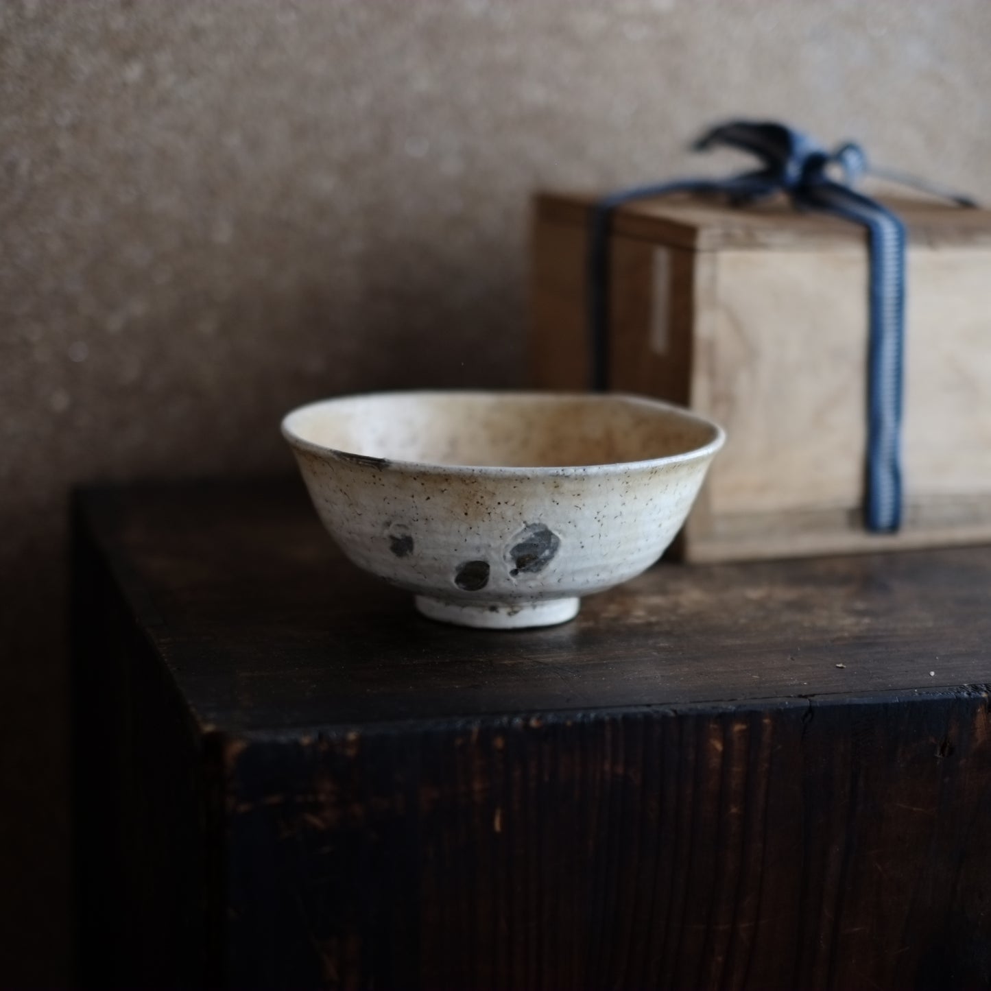 時代 粉引茶碗 (江戸時代)