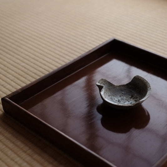 古唐津 平向付 ひしゃげ残欠 (桃山〜江戸初期)