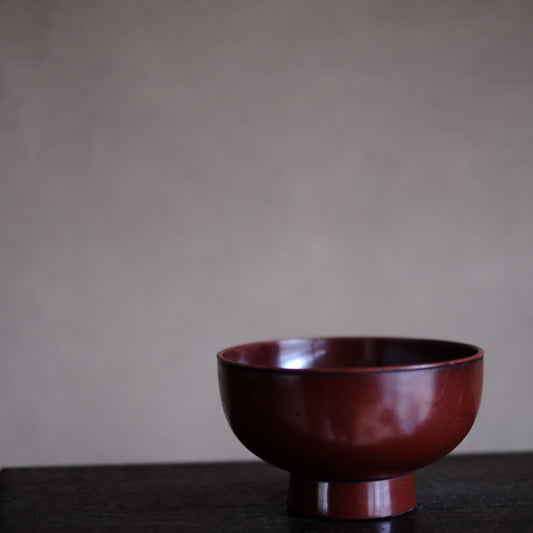時代 能登方面 赤色漆塗椀 (江戸時代18-19世紀)