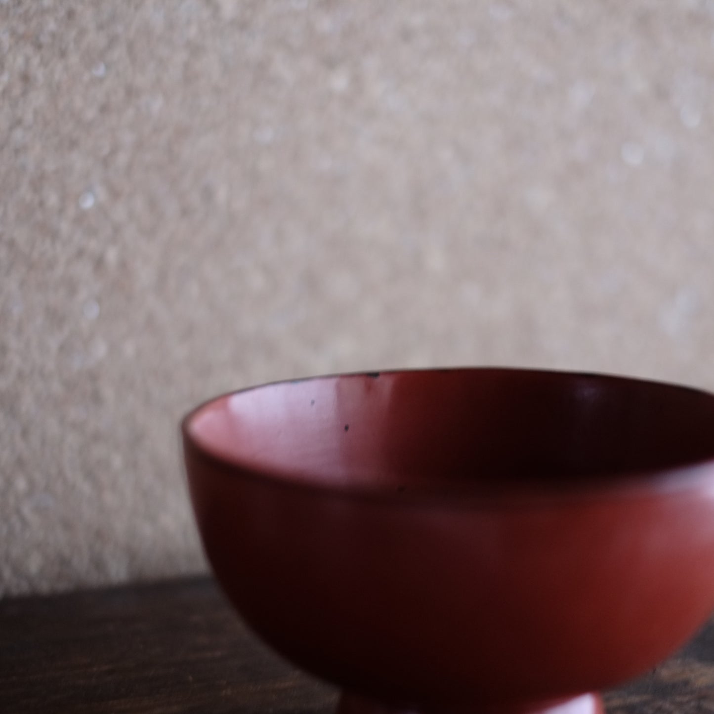 時代 古能登・古輪島塗朱椀 (江戸時代17-18世紀)