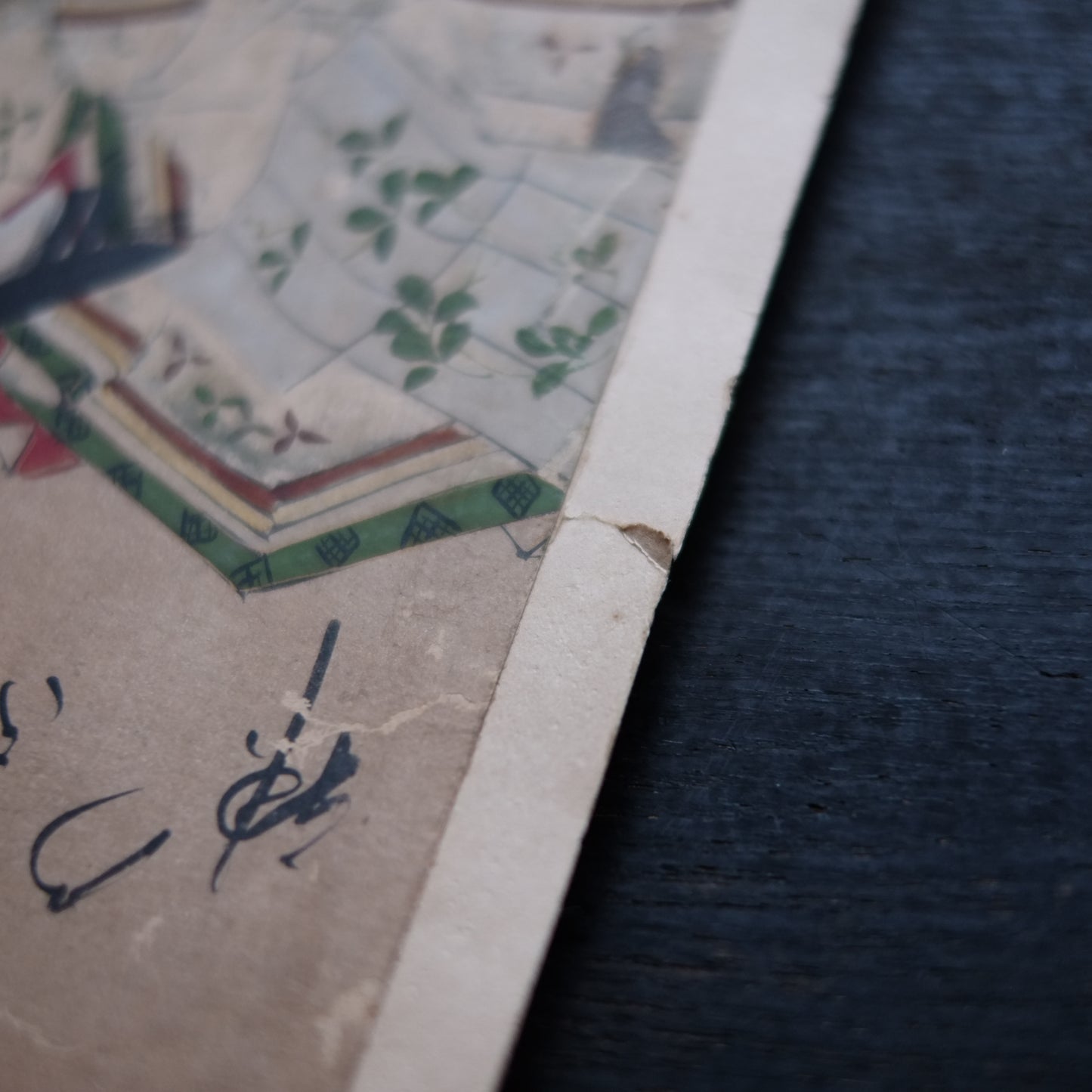 肉筆彩筆 三十六歌仙絵色紙 小大君 (江戸時代)