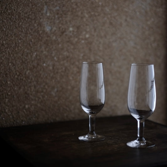 時代 吹きガラス ステムグラス