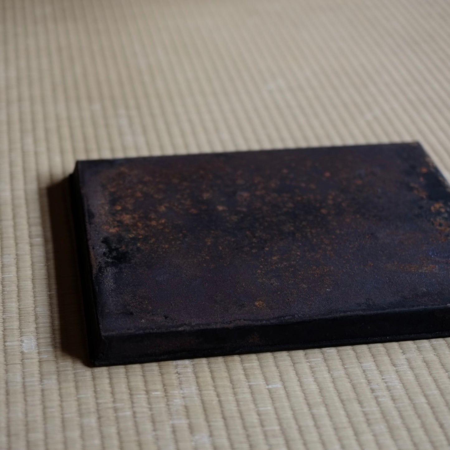 時代 侘錆 鉄板 トレイ