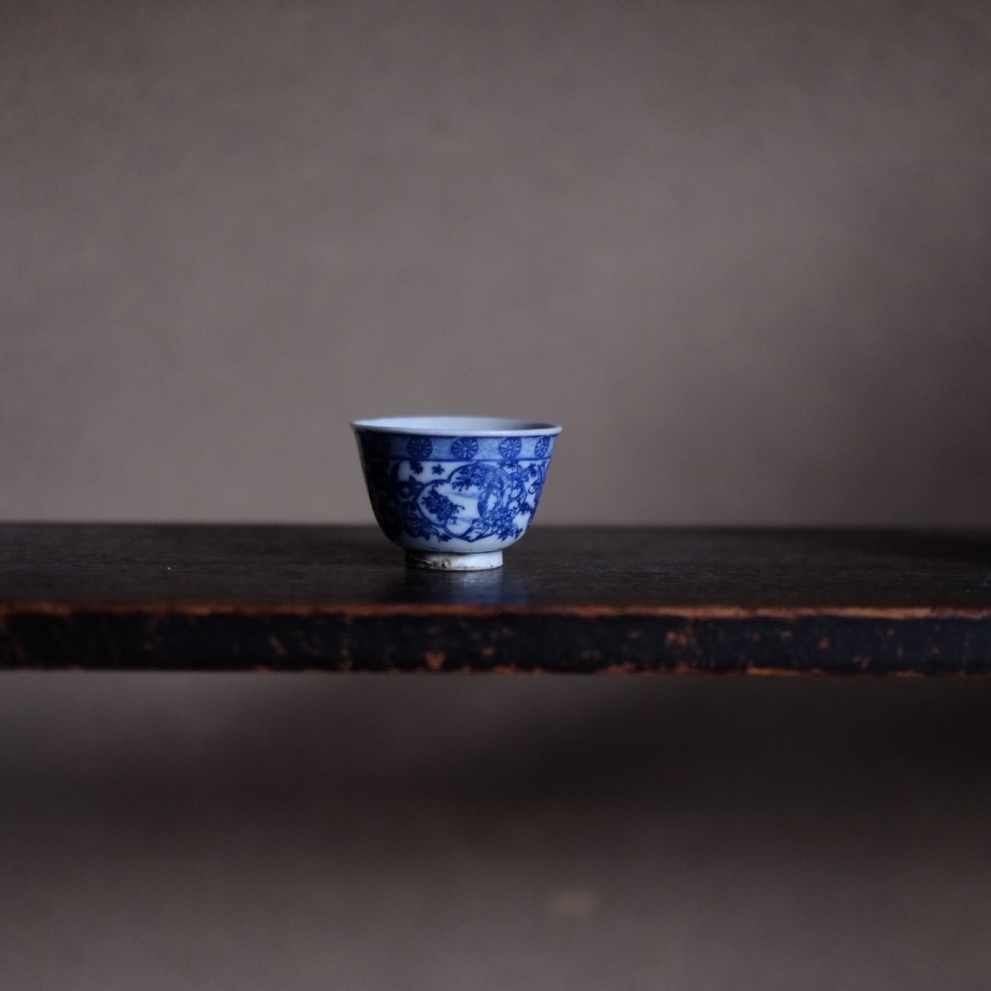 時代 銅板転写 酒盃・茶杯