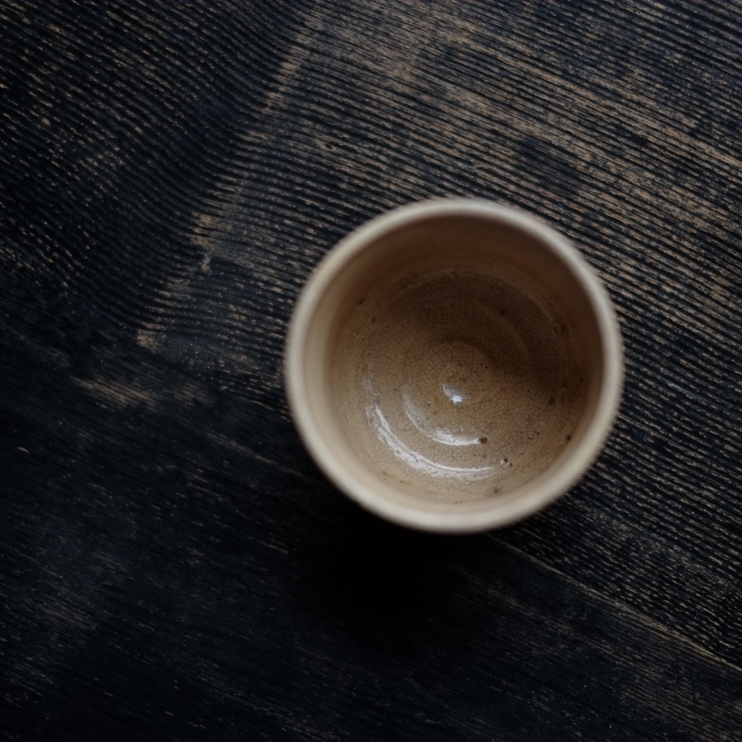 時代 萩焼筒茶碗 湯呑