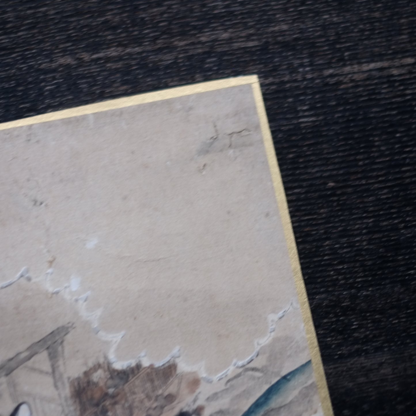 肉筆彩色画 源氏物語絵色紙帖「夕顔」