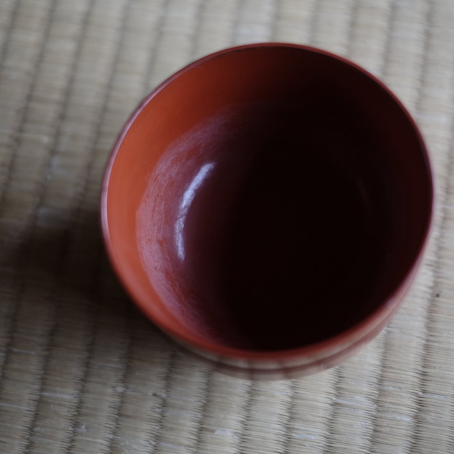 時代 吉野地方 朱塗蓋付壺椀 A (江戸時代)