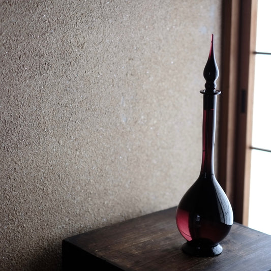 時代 紫硝子香瓶(明治-昭和初期頃)