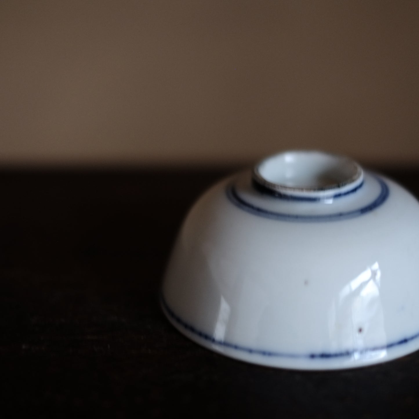 時代 輪線染付 煎茶碗 酒盃 A