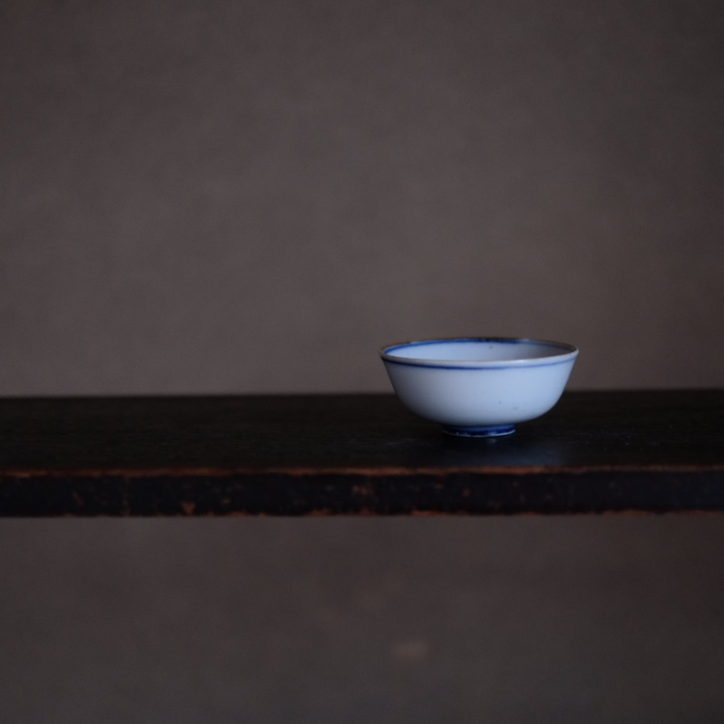 時代 輪線染付 煎茶碗 酒盃 C