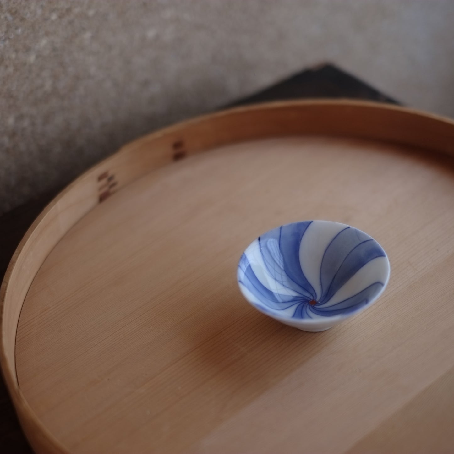 時代 曲げわっぱ 白木盆 (昭和初期)
