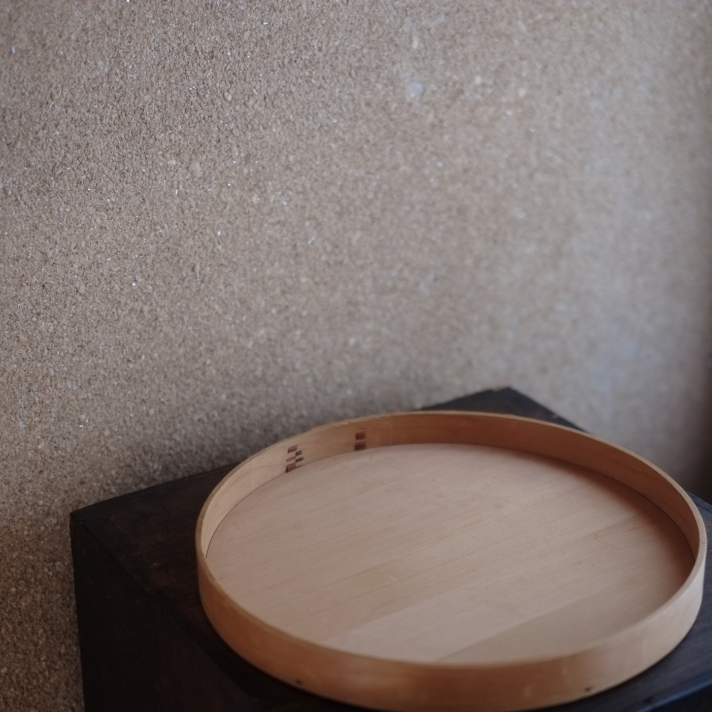 時代 曲げわっぱ 白木盆 (昭和初期)