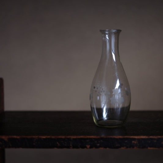 時代 サンドブラスト 和ガラス徳利