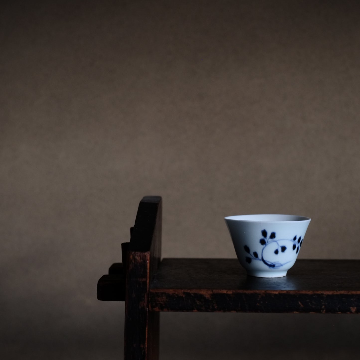 古伊万里 草文 猪口 煎茶碗 (江戸時代)