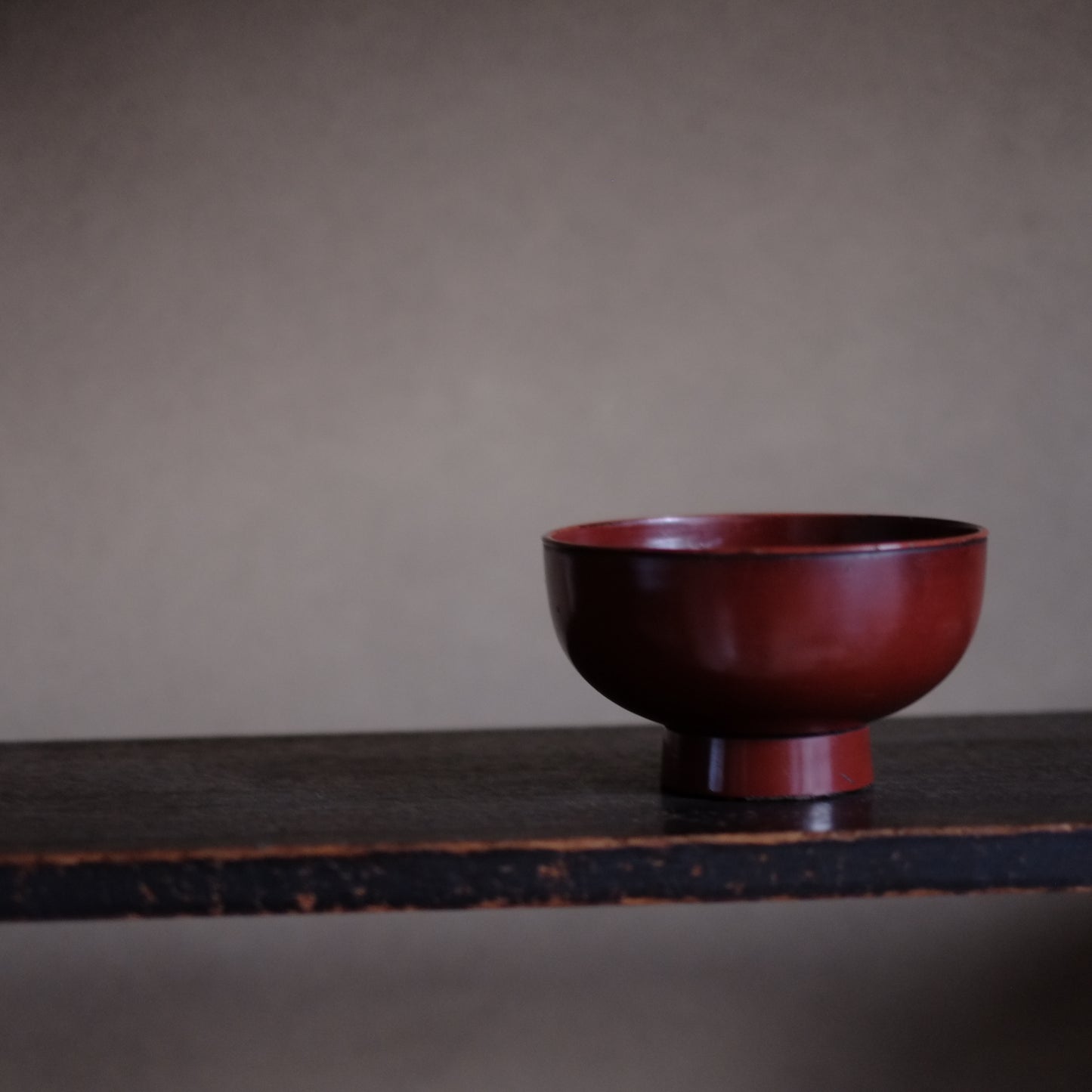 時代 能登方面 赤色漆塗椀 (江戸時代18-19世紀)