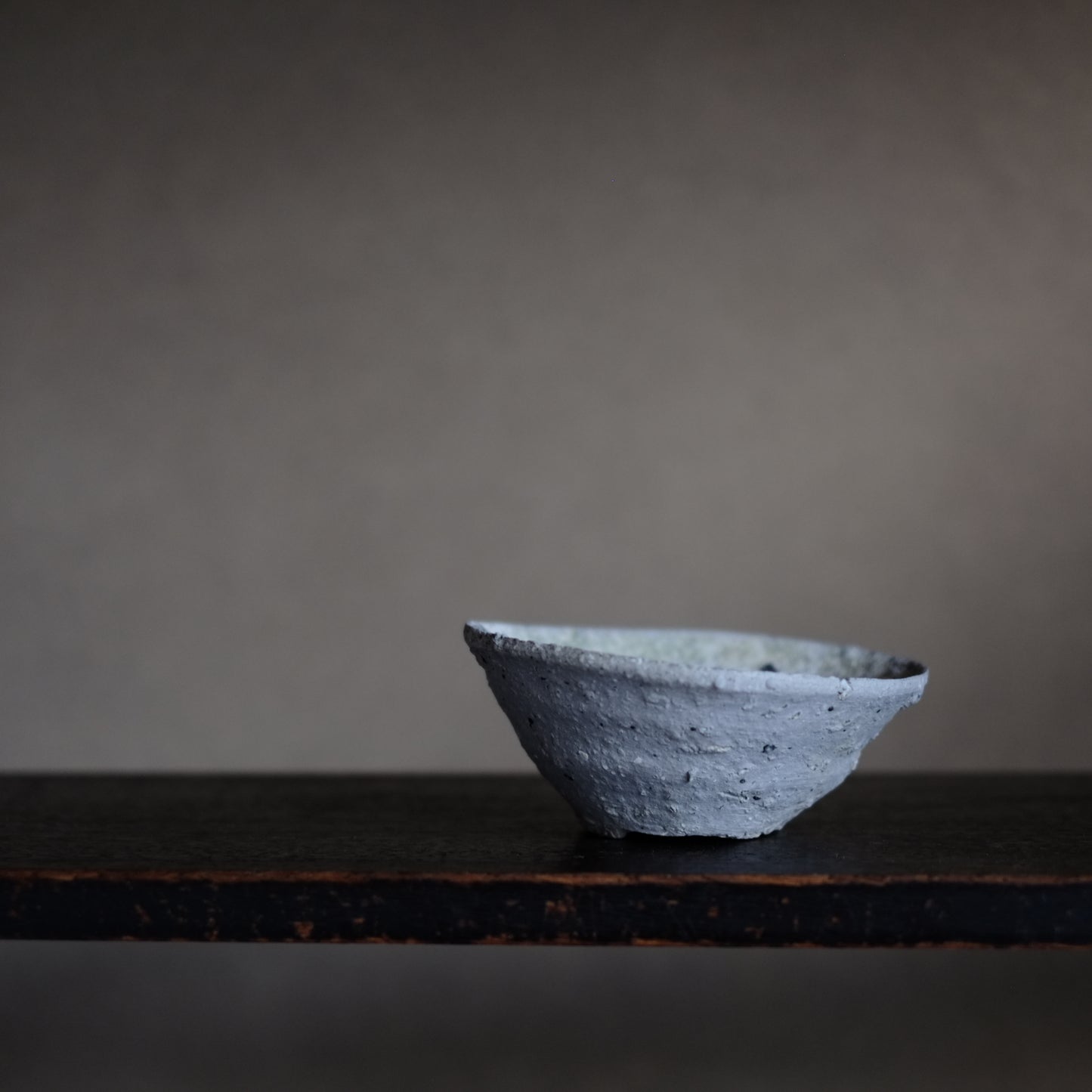 時代 片身 自然釉 山茶碗 (鎌倉時代 12-14世紀)