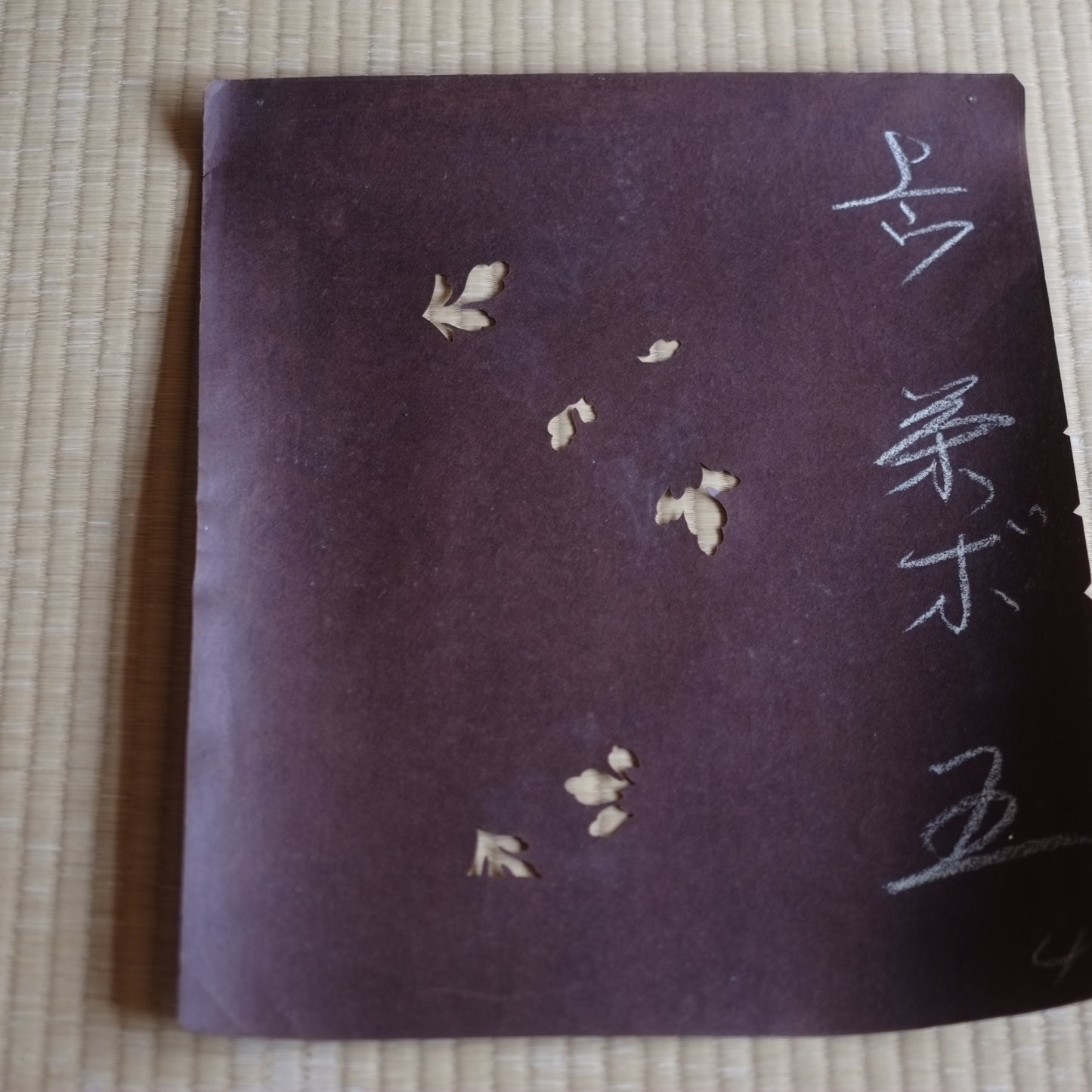 時代 下絵彫伊勢型紙 C