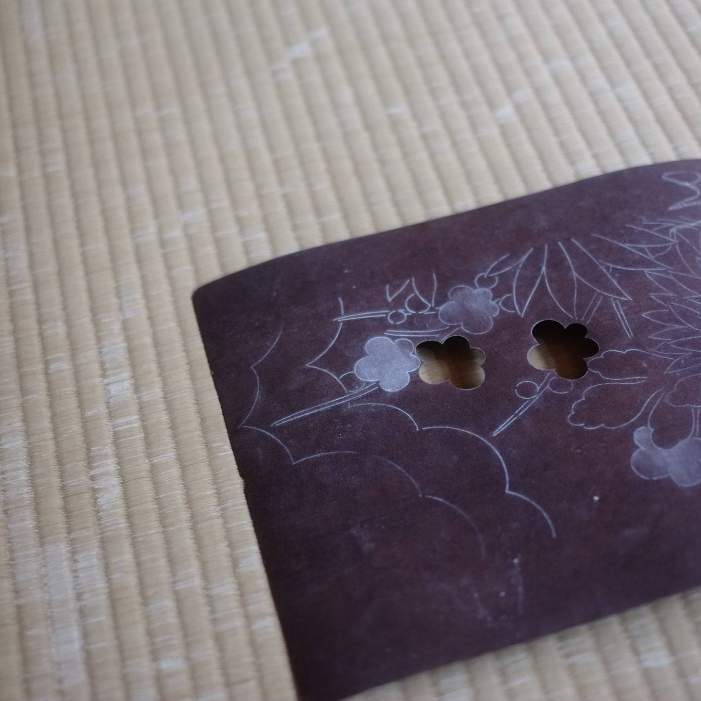 時代 下絵彫伊勢型紙 A