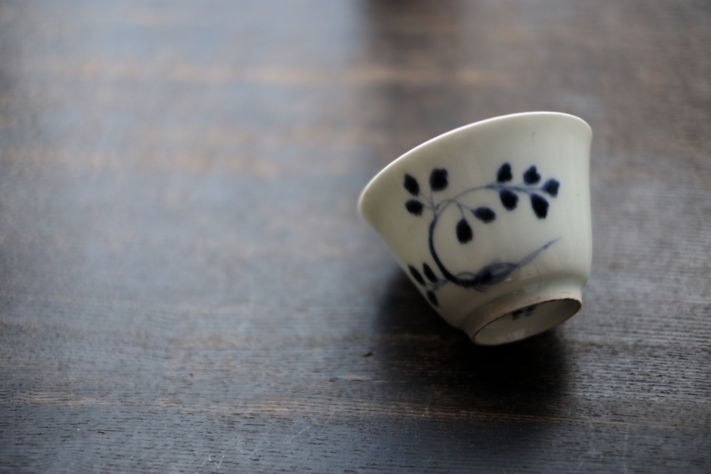 古伊万里 草文 猪口 煎茶碗 (江戸時代)