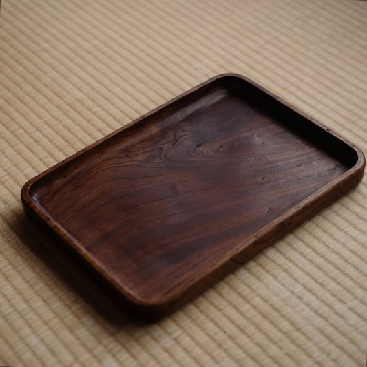 時代 角刳抜木地盆 (明治後期-戦前頃)