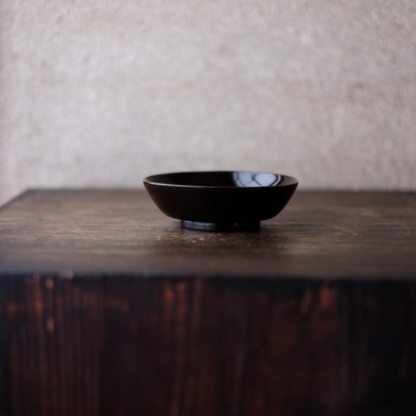 時代 布着黒漆塗 四つ椀 (19世紀)