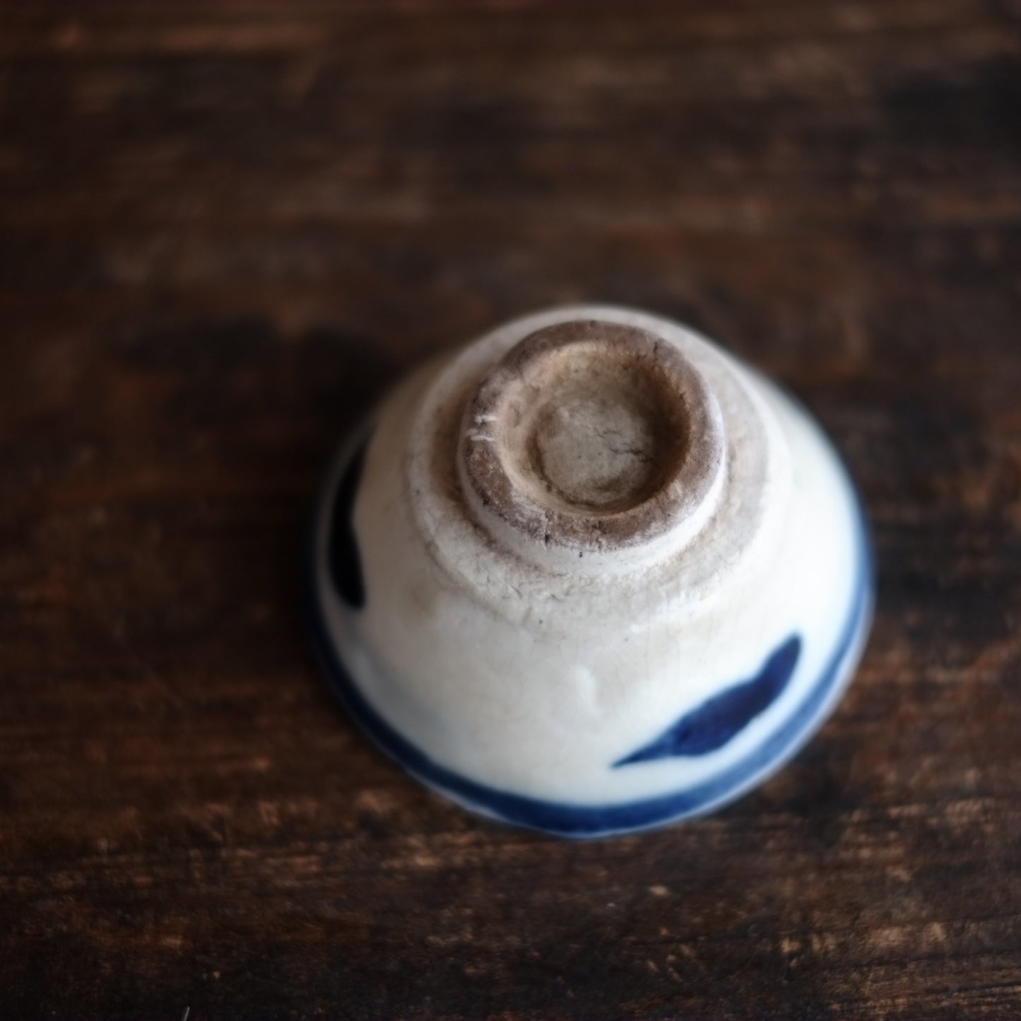 時代 呉須手染付 茶杯・盃(清朝)