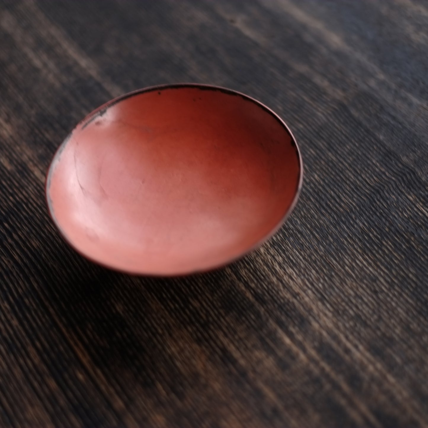 時代 布着根来 酒盃(江戸時代)