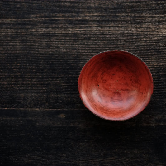 根来楪子 盃 箱付(室町時代)