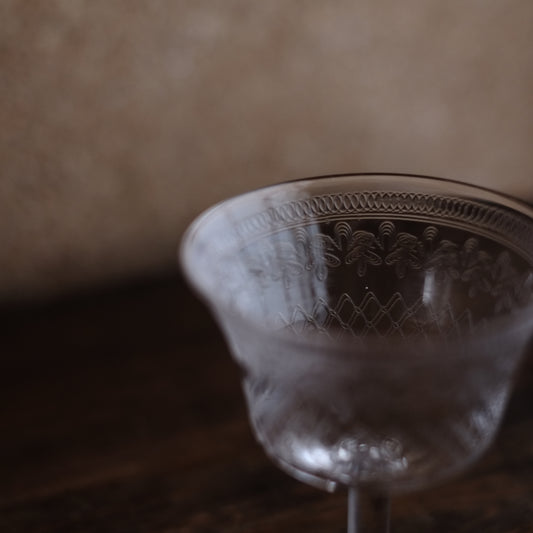 時代 英国 pallmall Lady Hamilton ステムグラス(20世紀)