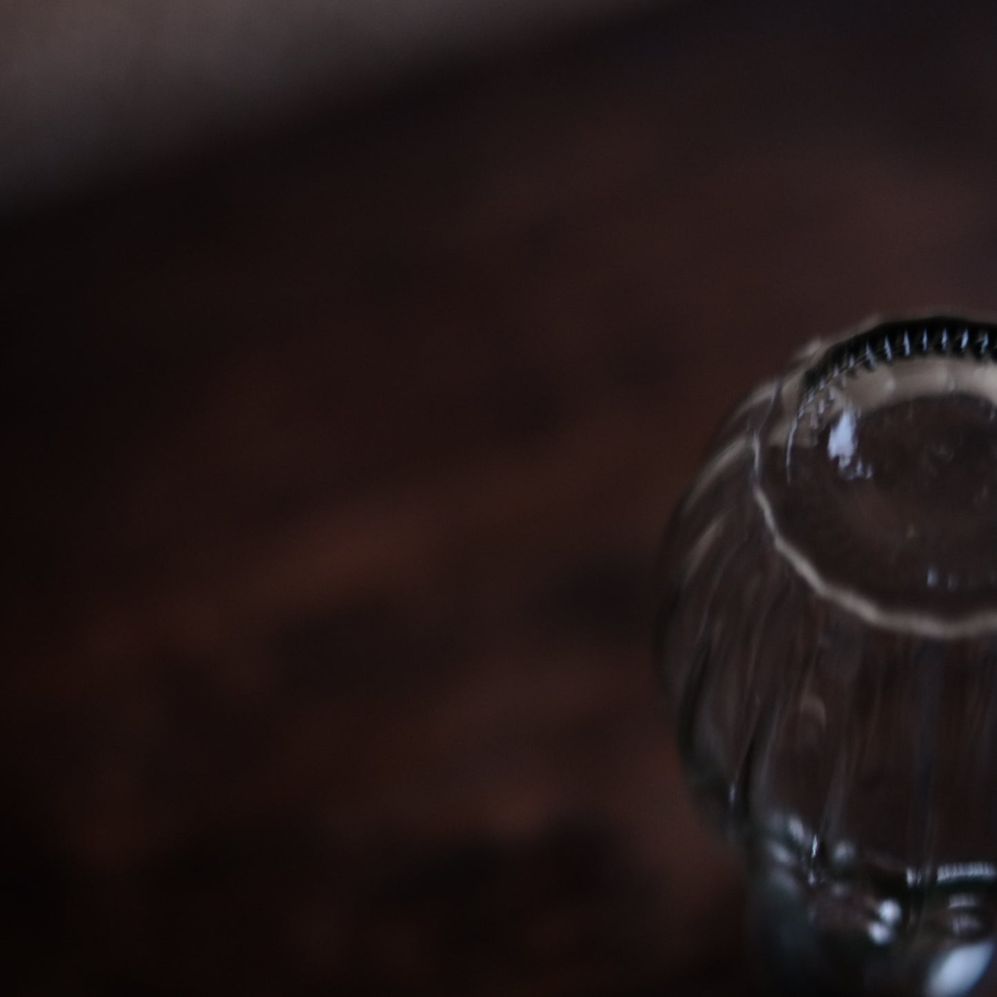 時代 鎬デザインガラス徳利