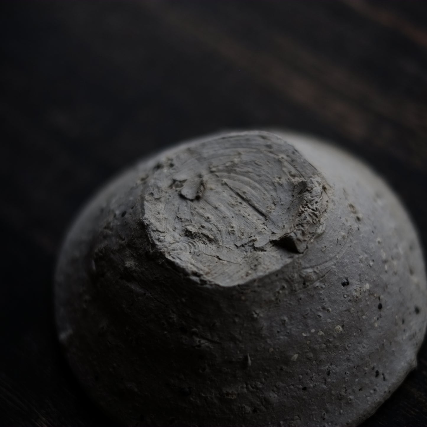 時代 片身 自然釉 山茶碗 (鎌倉時代 12-14世紀)