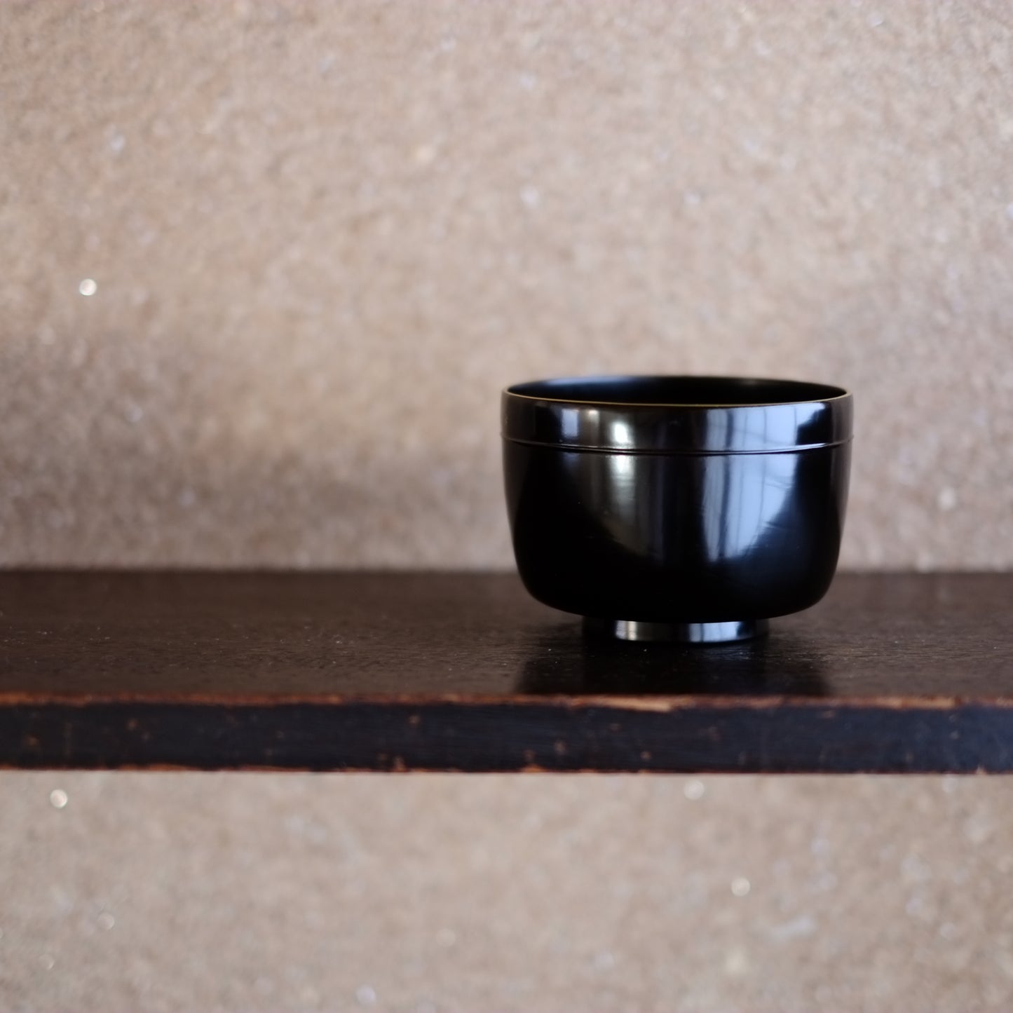 極美保管品 縁金布着蓋付壺椀 (明治-大正期)