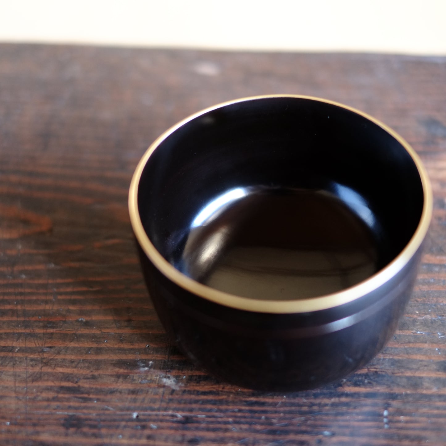 極美保管品 縁金布着蓋付壺椀 (明治-大正期)