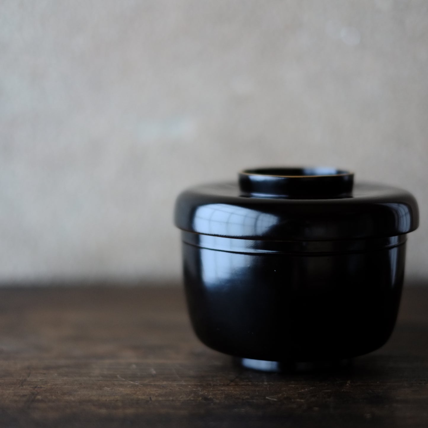 極美保管品 縁金布着蓋付壺椀 (明治-大正期)
