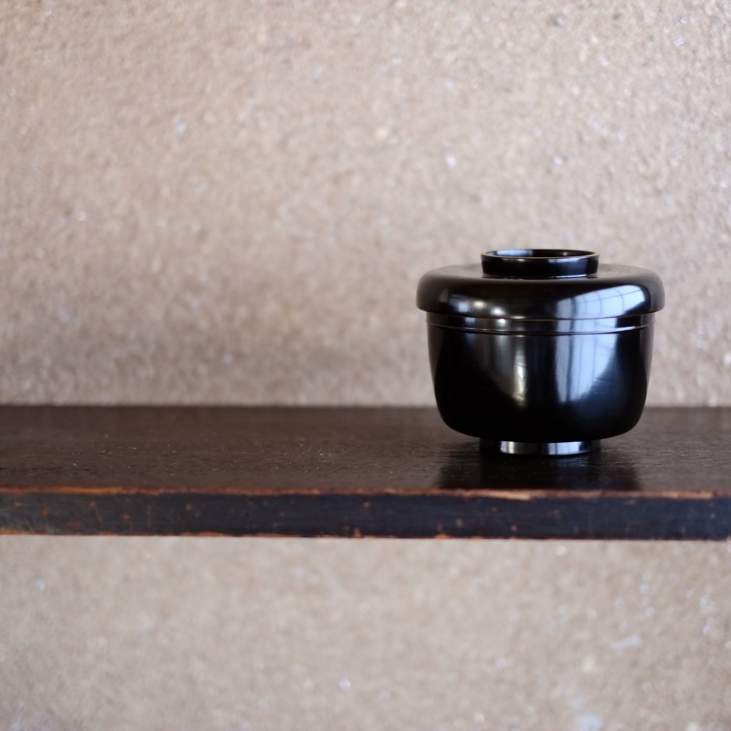 極美保管品 縁金布着蓋付壺椀 (明治-大正期)