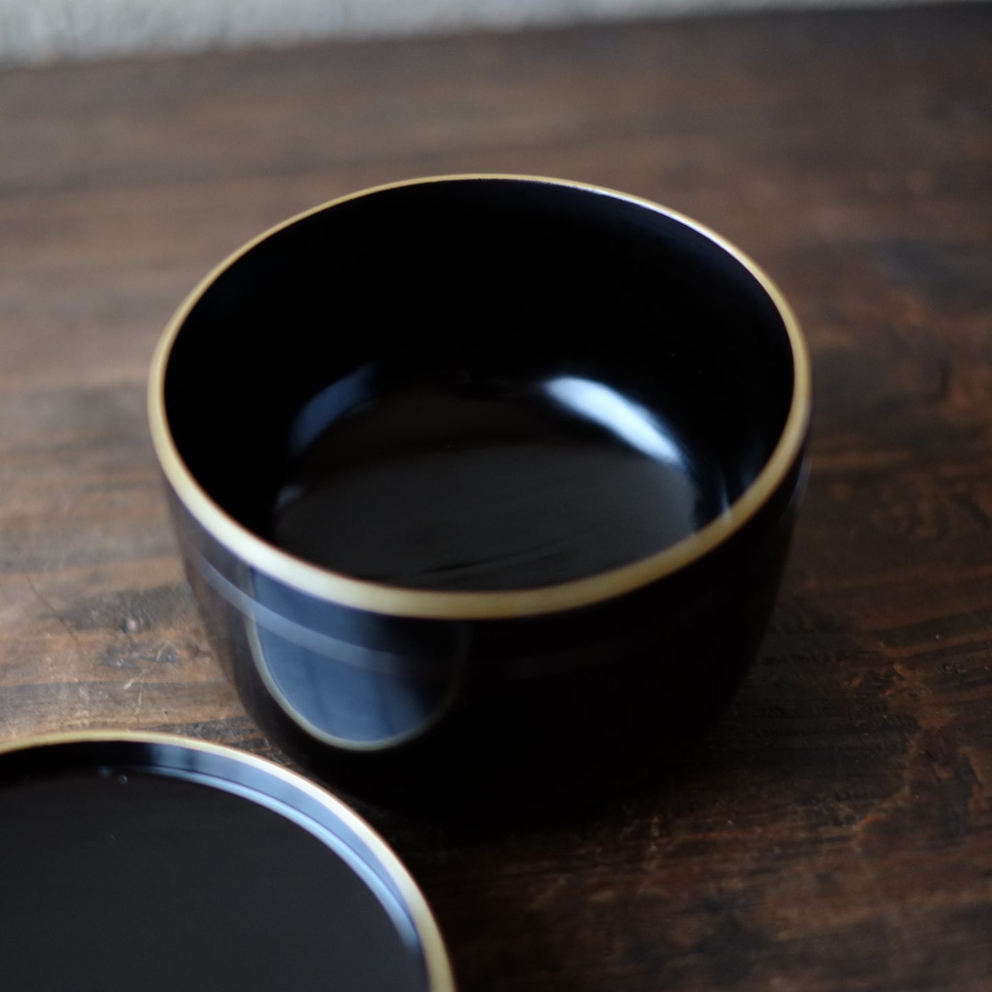 極美保管品 縁金布着蓋付壺椀 (明治-大正期)