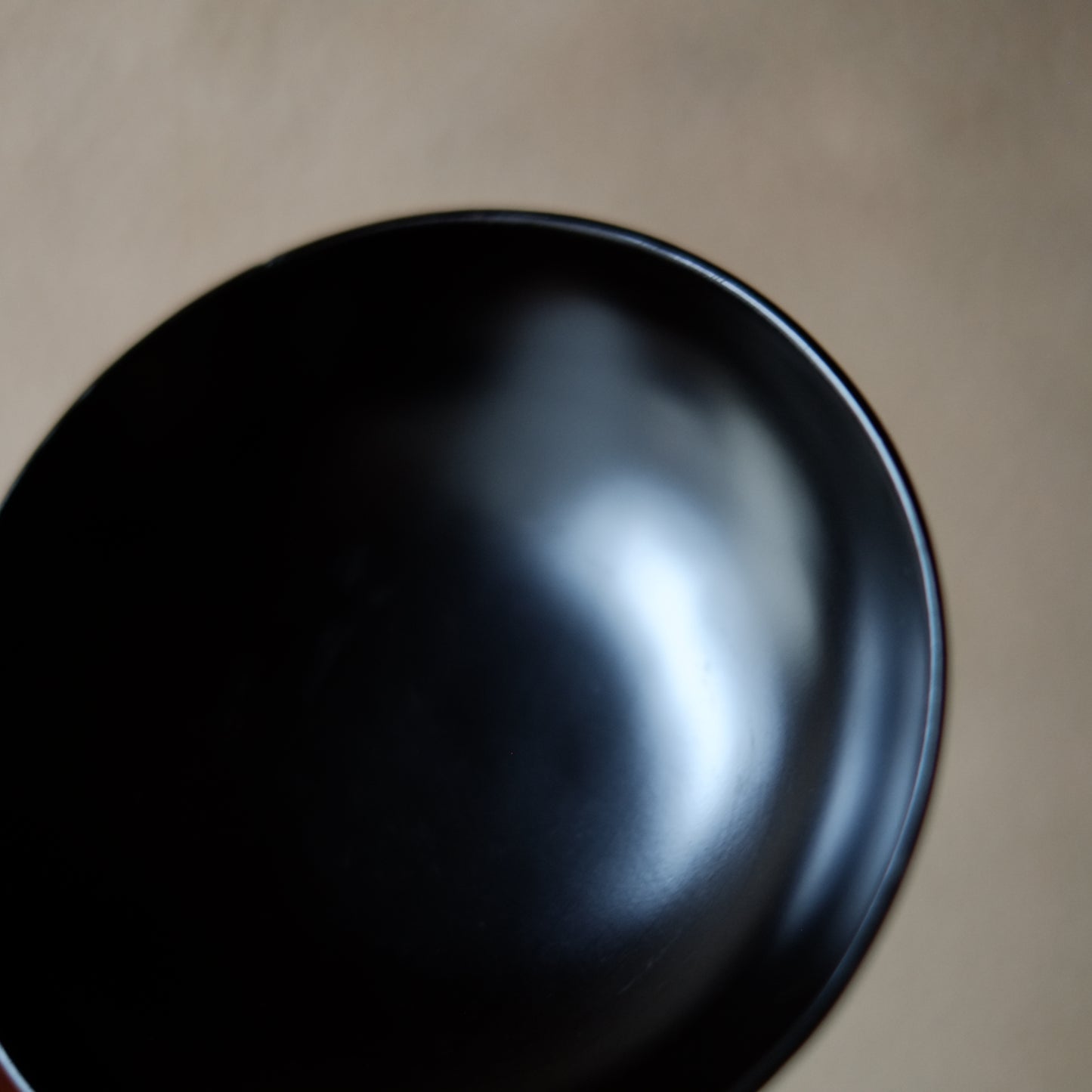 【艶消漆】時代 輪島塗布着堅地 四つ椀 (明治時代)