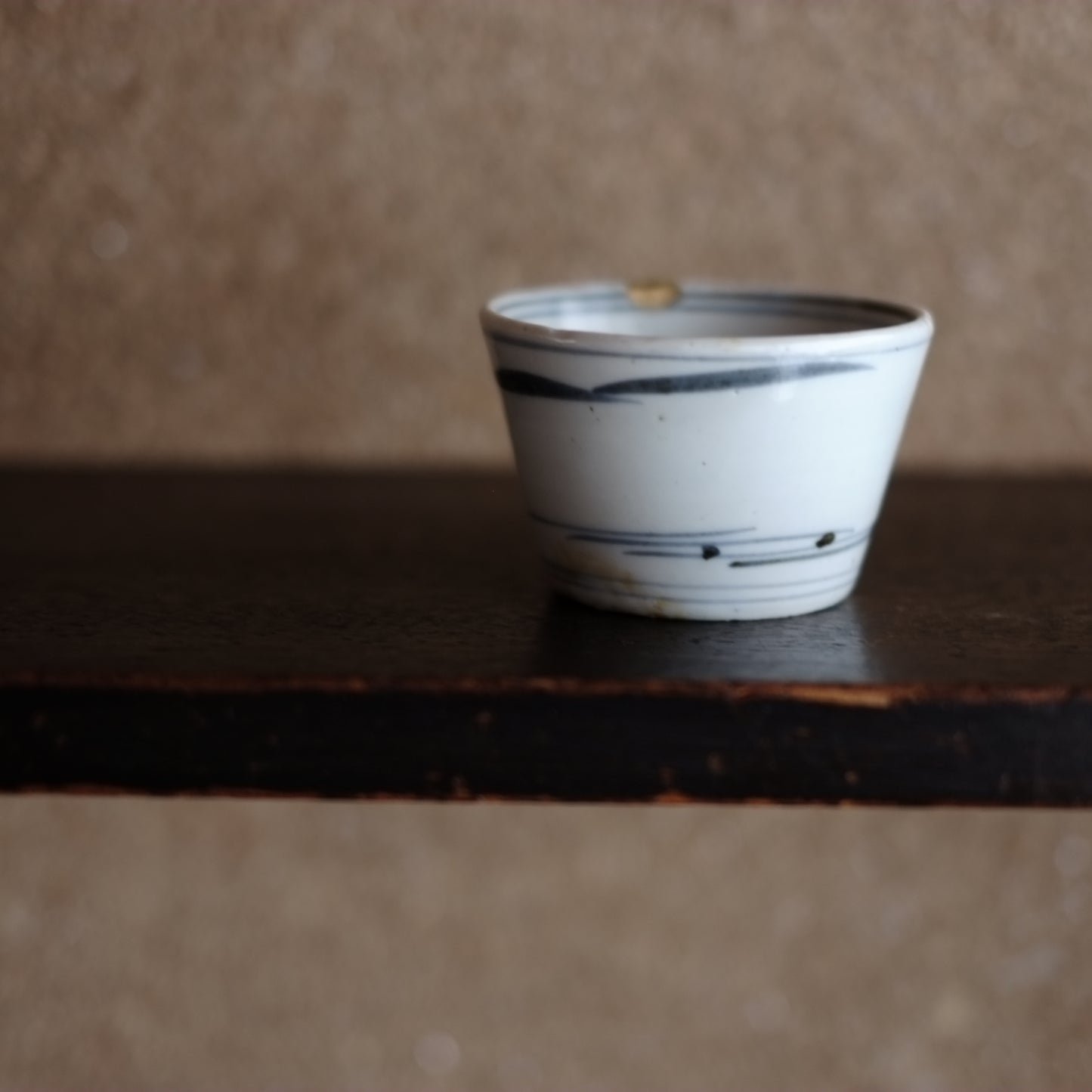 古伊万里 山水図蕎麦猪口 くらわんか (江戸後期)