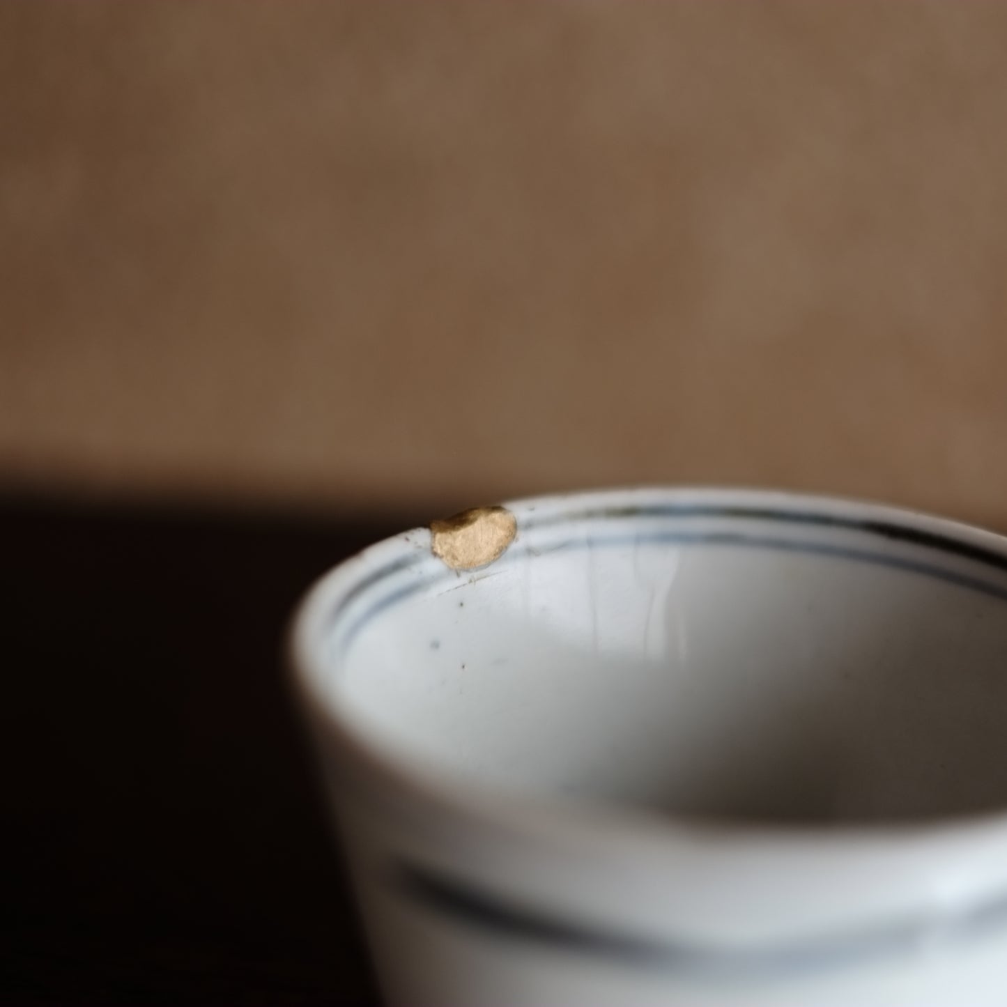 古伊万里 山水図蕎麦猪口 くらわんか (江戸後期)